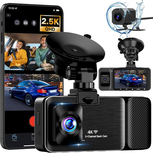 Dashcam 4K avec écran de 3,9 pouces de Heimwert